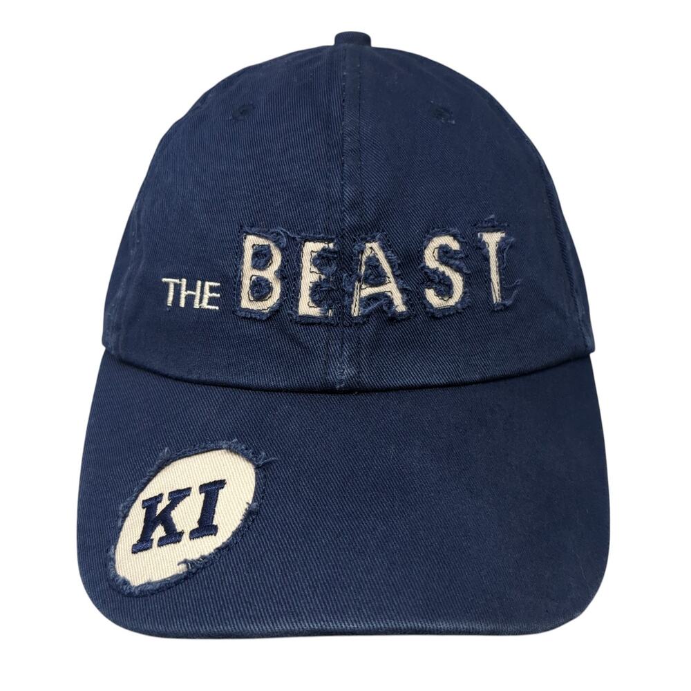 The Beast KI Strapback Baseball Cap Blue One Size Adjustable Embroidered Jhats